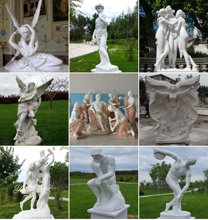 Famous art sculptures design