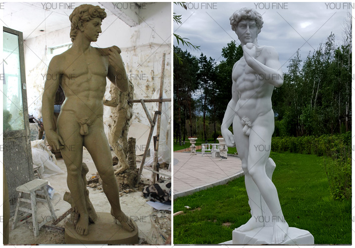 Famous art sculptures reproductions David statue