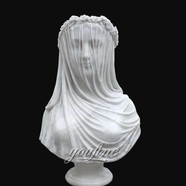 Classical famous beautiful bust statues of Giovanni Strazza for home decor