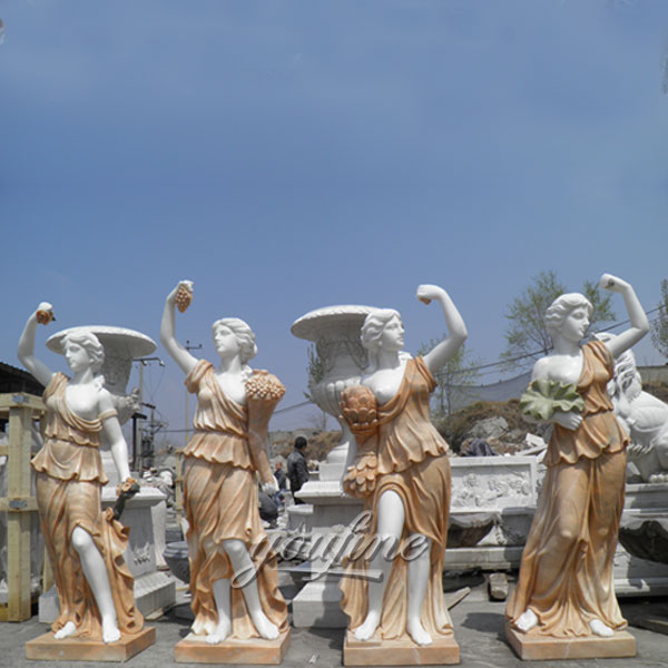 Famous art sculpturea life size four season statues for sale