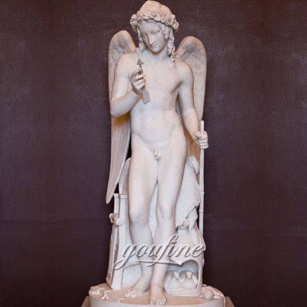 Famous art sculptures Cupid from Thorvaldsen Museum angel Marble Statues for garden decoration