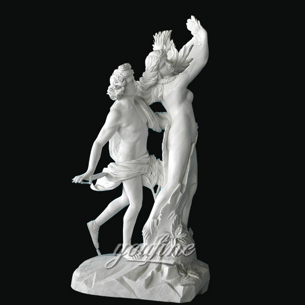 Famous art sculptures of Apollo and Daphne from Bernini