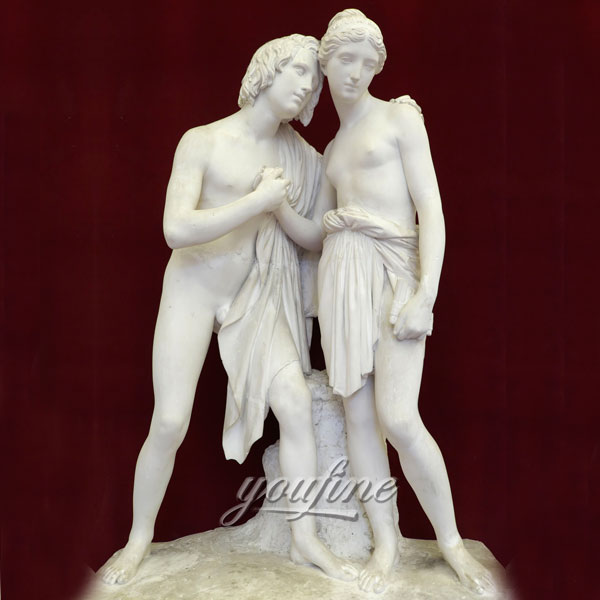 Famous sculptures greek statue couple of Daphne and Chloe for sale